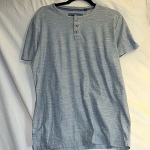 Original super soft Henley t shirt light blue medium